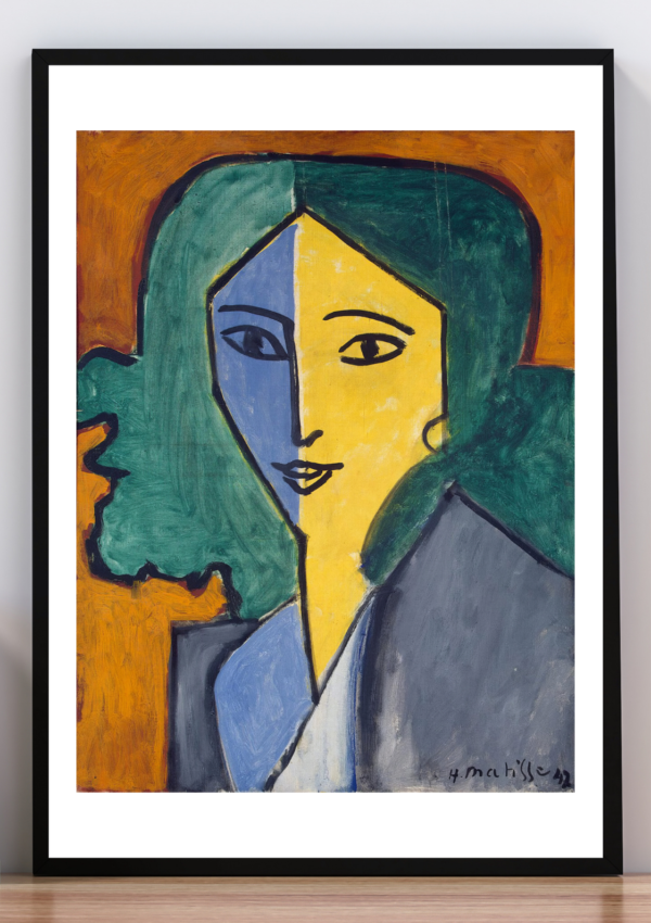 Cuadro Retrato de lydia Delectorskaya. Matisse 1947
