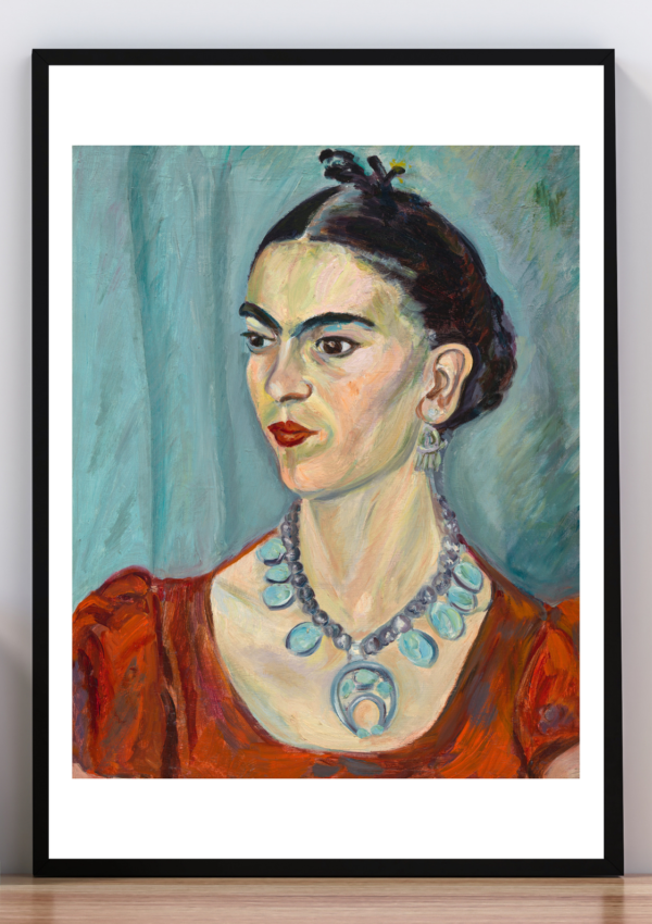 Cuadro autorretrato Frida Kahlo. 1933