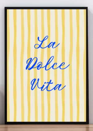 Cuadro la dolce vita